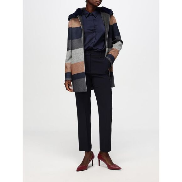 Hanita Coat Woman Blue - Picture 2 of 4